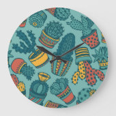 Plant patroon grote klok (Voorkant)