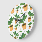 Plant patroon grote klok (Hoek)