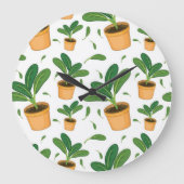 Plant patroon grote klok (Voorkant)