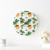 Plant patroon grote klok (Huis)