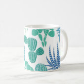 Plant patroon koffiemok (Voorkant rechts)