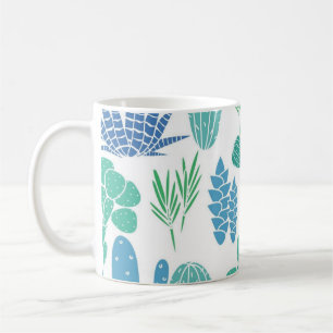 Plant patroon koffiemok