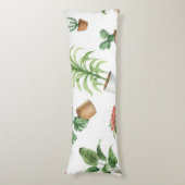 Plant patroon lichaamskussen (Voorkant Verticaal)