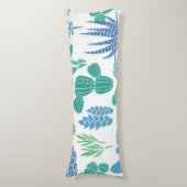 Plant patroon lichaamskussen (Voorkant Verticaal)