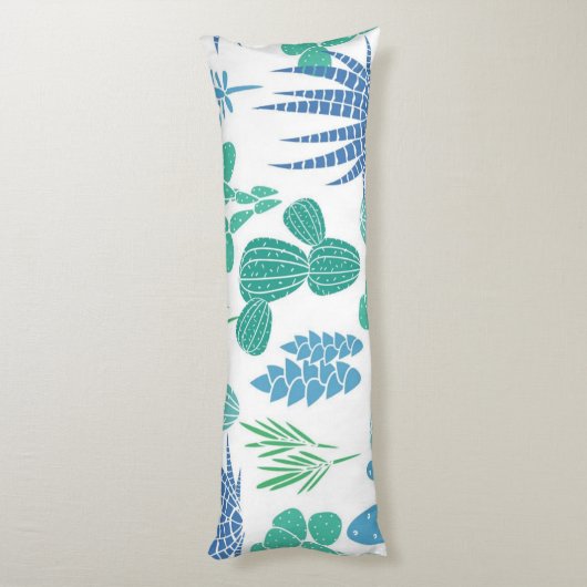 Plant patroon lichaamskussen (Achterkant (Verticaal))