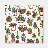 Plant patroon magneet (Voorkant)