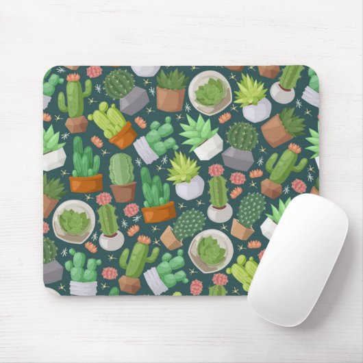 Plant patroon muismat (Met muis)