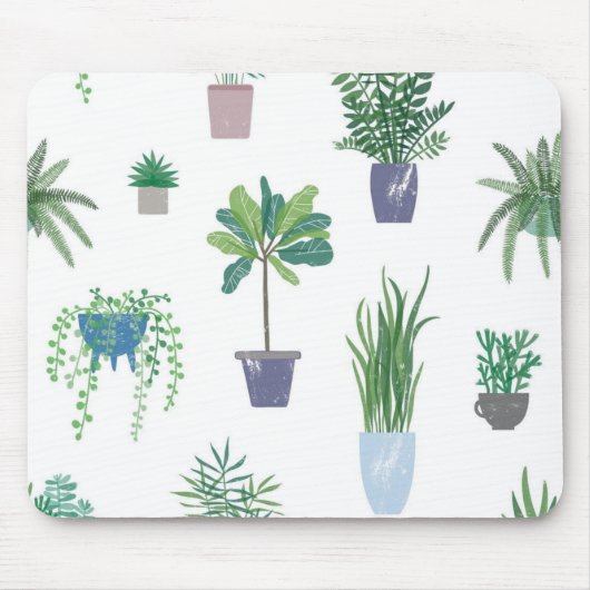 Plant patroon muismat (Voorkant)