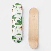 Plant patroon persoonlijk skateboard (Voorkant)