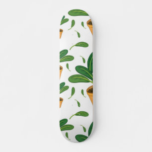 Plant patroon persoonlijk skateboard