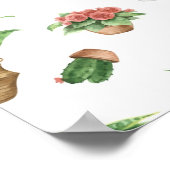 Plant patroon poster (Hoek)