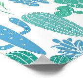 Plant patroon poster (Hoek)