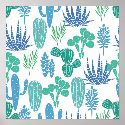 Plant patroon poster (Voorkant)