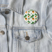 Plant patroon ronde button 5,7 cm (In situ)