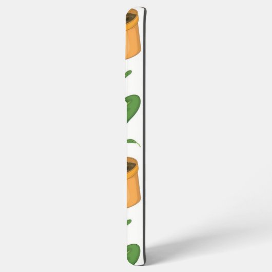 Plant patroon samsung galaxy hoesje (Achterkant horizontaal)