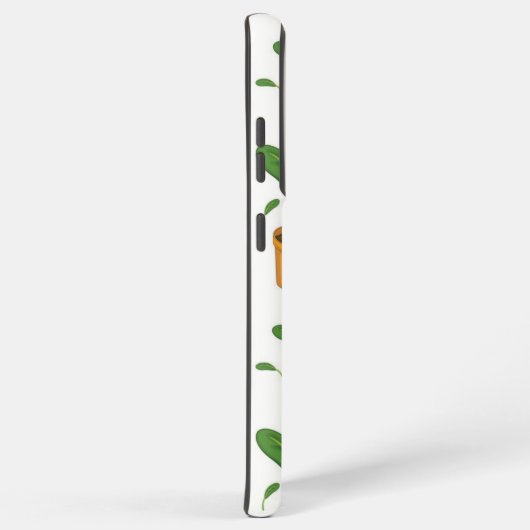 Plant patroon samsung galaxy hoesje (Rechterkant)