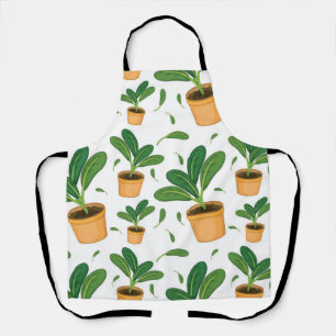 Plant patroon schort