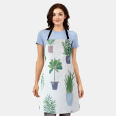 Plant patroon schort (Gedragen)