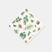 Plant patroon servet (Hoek)