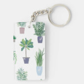 Plant patroon sleutelhanger (achterkant)