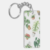 Plant patroon sleutelhanger (Voorkant Links)