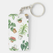 Plant patroon sleutelhanger (achterkant)