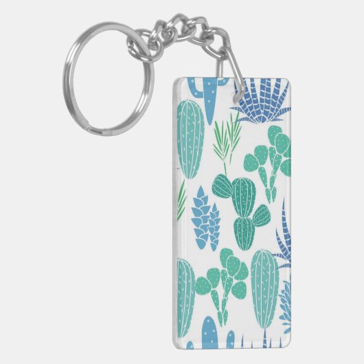 Plant patroon sleutelhanger (Voorkant Links)