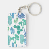 Plant patroon sleutelhanger (achterkant)