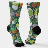 Plant patroon sokken (Gebogen)