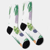 Plant patroon sokken (Rechts)