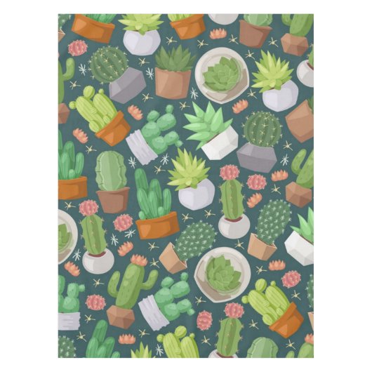 Plant patroon tafelkleed (Voorkant)