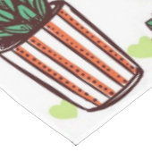 Plant patroon tafelkleed (Gekanteld)
