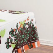 Plant patroon tafelkleed (Voorbeeld)