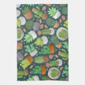 Plant patroon theedoek (Verticaal)