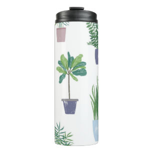 Plant patroon thermosbeker