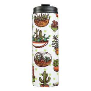 Plant patroon thermosbeker