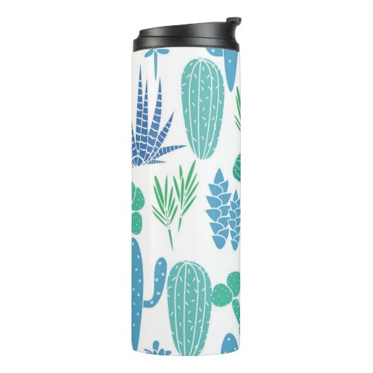 Plant patroon thermosbeker (Gedraaid links)