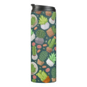 Plant patroon thermosbeker (Geroteerd rechts)