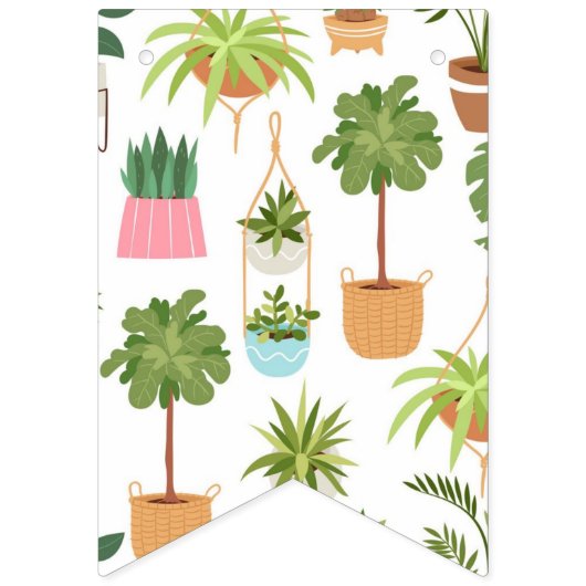 Plant patroon vlaggetjes (Derde vlag)