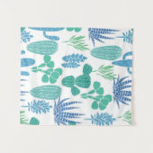 Plant patroon wandkleed (Voorkant (horizontaal))