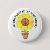 Plant Peace Button (Voorkant)