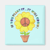 Plant Peace Magnet (Voorkant)