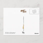 Plant pinda's -  illustratie briefkaart (Achterkant)