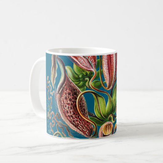  Plant Pitcher |  Ernst Haeckel Koffiemok (Voorkant links)