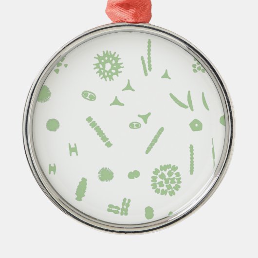 plant plankton metalen ornament (Voorkant)