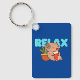 Plant Pot Capybara Keyholder Sleutelhanger