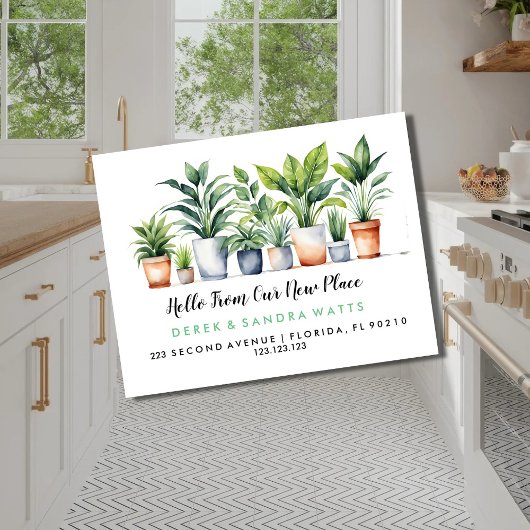 Plant Pots Wijziging van Adres Flyer | We zijn ver