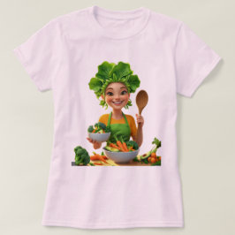 Plant-Powered Chef – Cooking with Kindness T-shirt