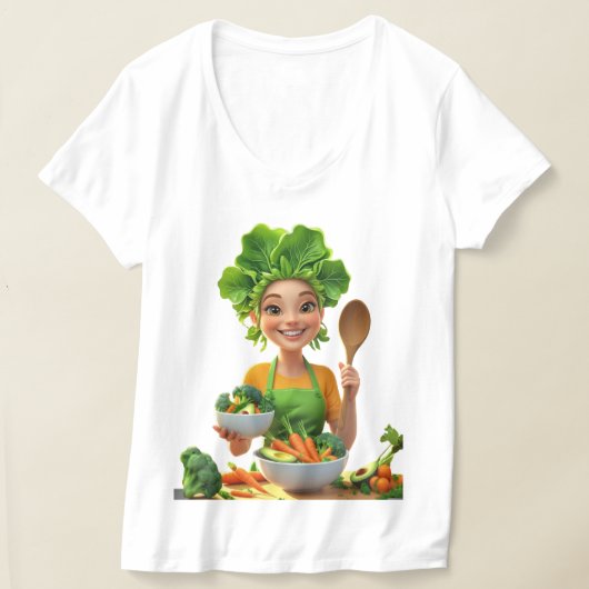 Plant-Powered Chef – Koken met Goedheid T-shirt (Laagn)