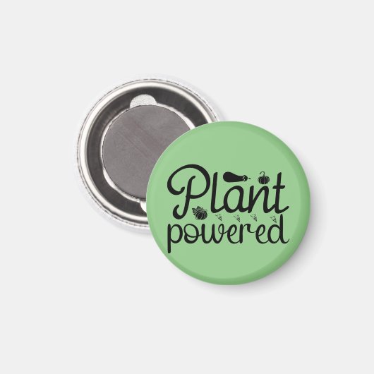 PLANT POWERED MAGNEET (Voorkant / Achterkant)